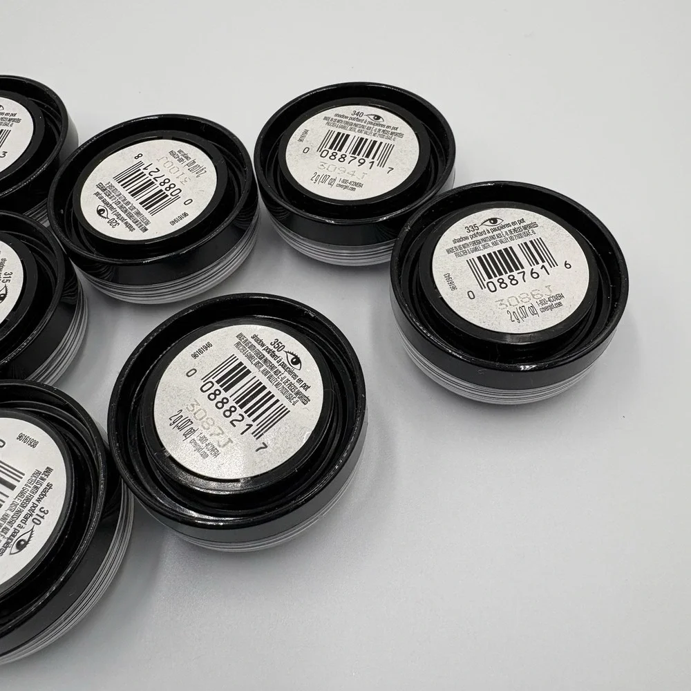 Lot Of 7 CoverGirl Flamed Out Shadow Pot Eye Shadow Various Colors